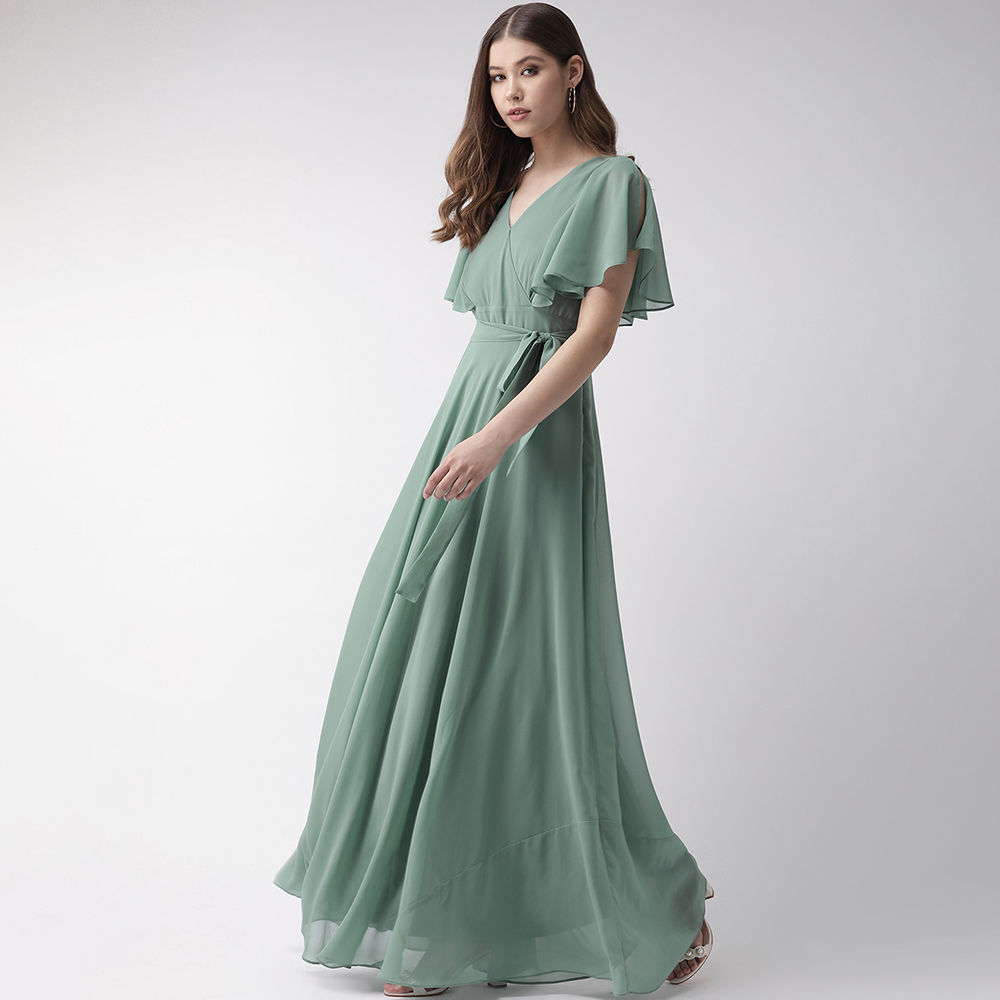 Twenty Dresses By Nykaa Fashion Green ...